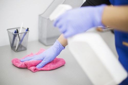 Professional upholstery cleaning in a West Ham living room