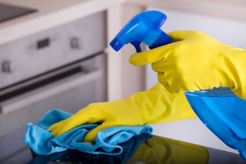 Safety-focused carpet cleaning in an occupied property