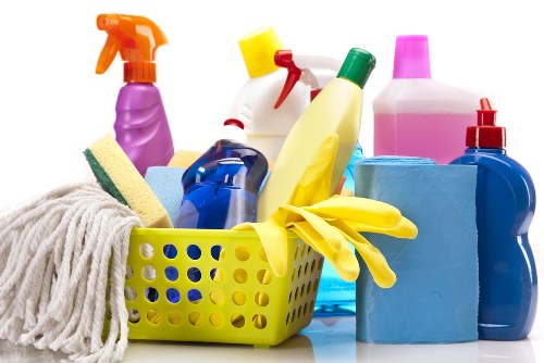 Close-up of clean carpet after steam carpet cleaning