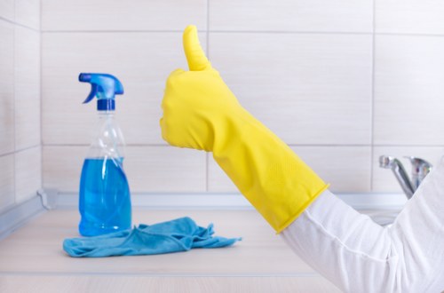 Spot cleaning and stain prevention setup for West Ham interiors